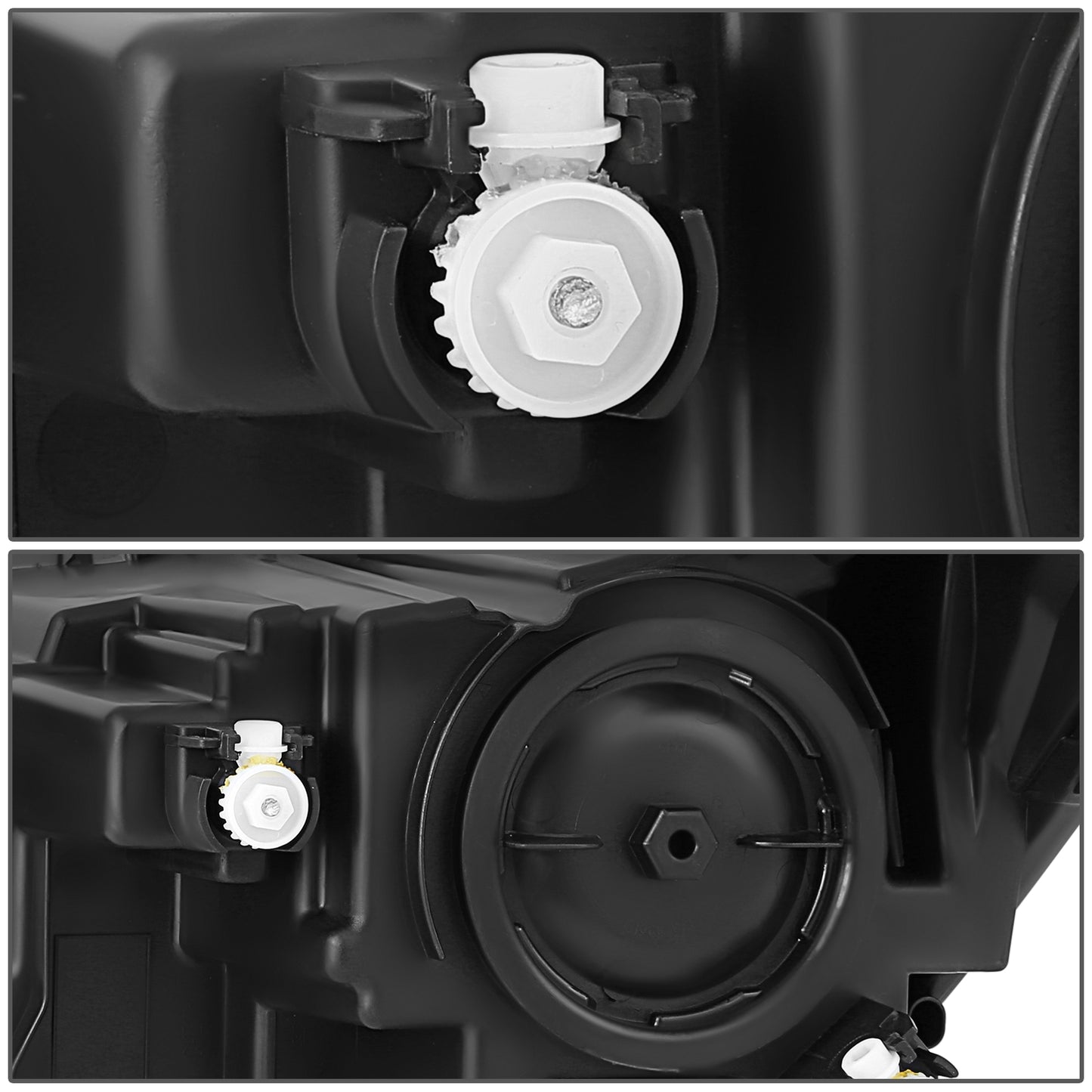 FAROS OE STYLE - 18-21 CHEVROLET EQUINOX - FITS MODELS WITH FACTORY HALOGEN HEADLIGHTS - 9012 HIGH / LOW BEAM / 7444NA TURN SIGNAL - BLACK HOUSING - RIGHT