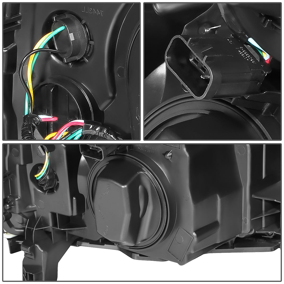 FAROS OE STYLE - 15-19 CHEVY SILVERADO 2500HD / 15-19 CHEVY SILVERADO 3500HD - 9005 HIGH / H11 LOW / 7443A SIGNAL - RIGHT