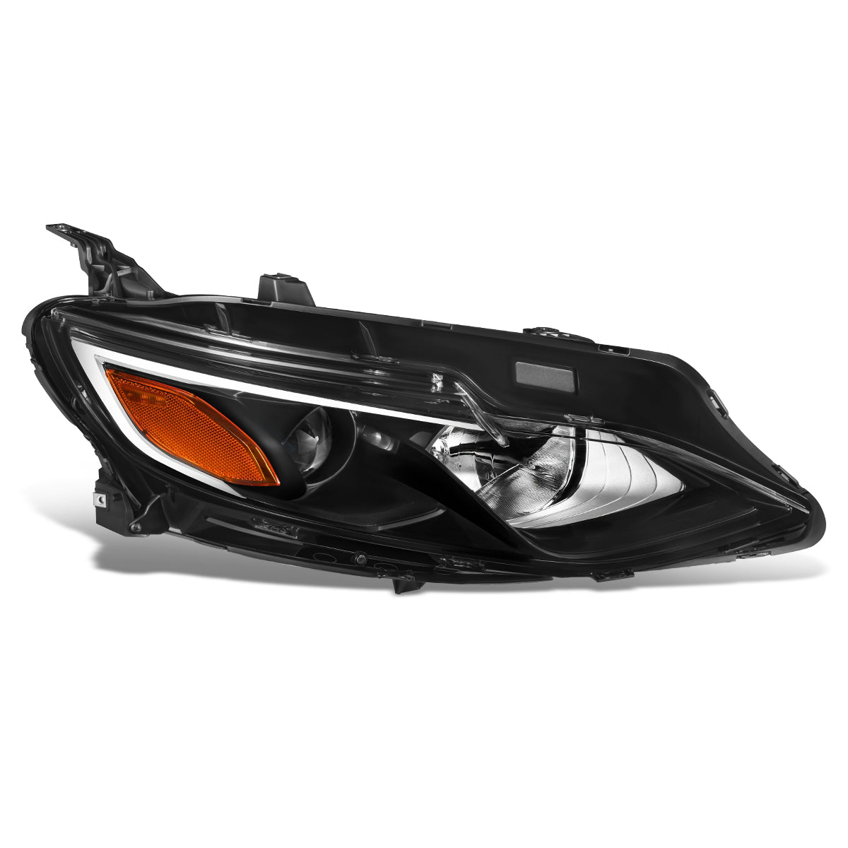 FAROS 19-21 CHEVY MALIBU - USES H7 HIGH / H1 LOW BEAM BULBS - FITS HALOGEN HEADLIGHT MODELS, NOT FOR FACTORY LED HEADLIGHTS - RIGHT - OE STYLE - BLACK