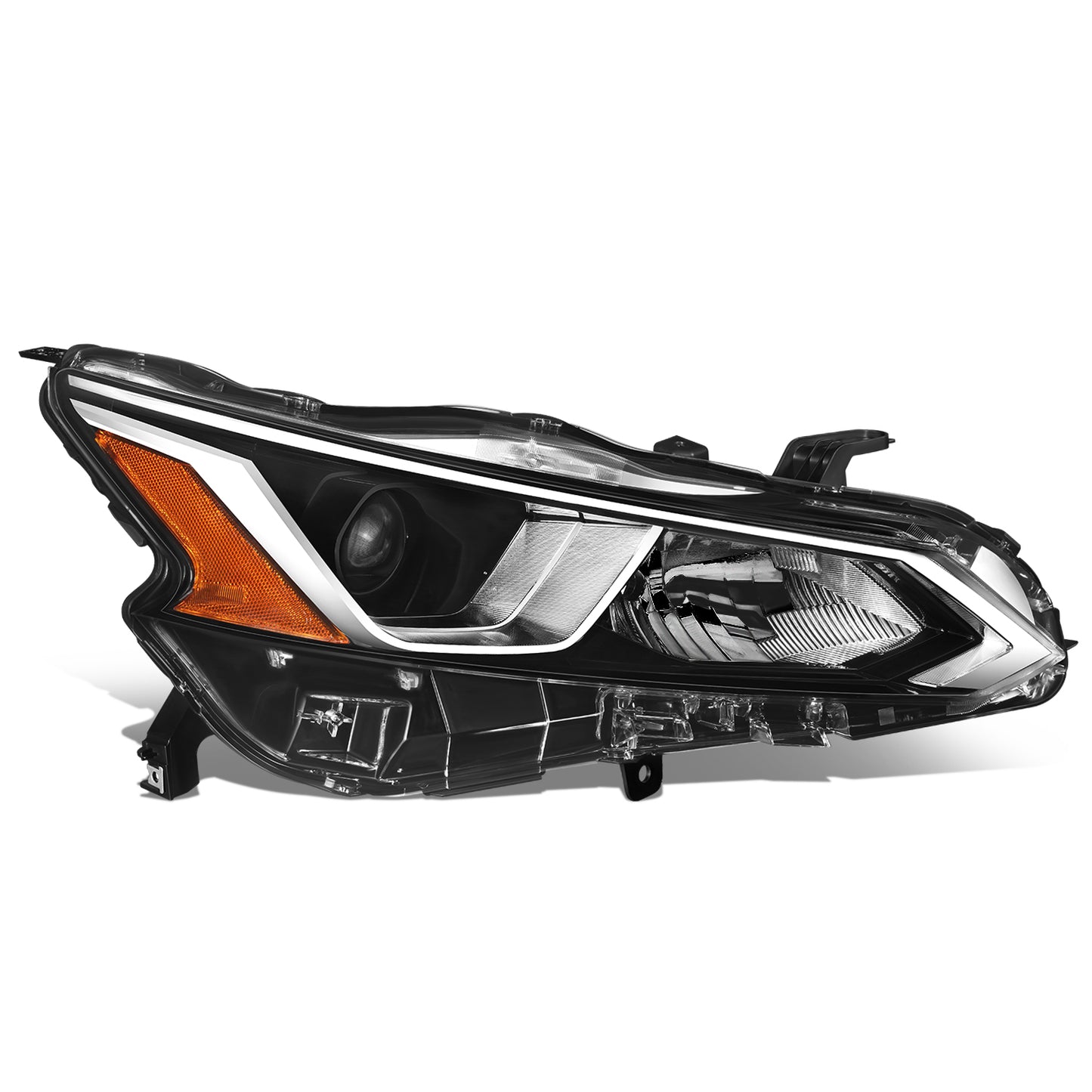 FAROS OE STYLE - 19-22 NISSAN ALTIMA - FITS MODELS WITH FACTORY HALOGEN HEADLIGHTS ONLY - H11 LOW BEAM / 9005 HIGH BEAM / 168 SIDE MARKER - RIGHT