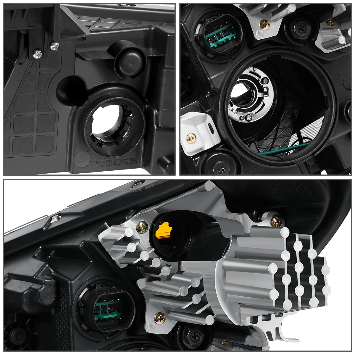 FAROS OE STYLE - 21-22 HYUNDAI ELANTRA - USES 9005 HIGH / LOW BEAM BULBS / 2357 TURN SIGNAL W/ DRL - FITS MODELS W/ FACTORY HALOGEN HEADLIGHTS ONLY - RIGHT - OE STYLE - BLACK