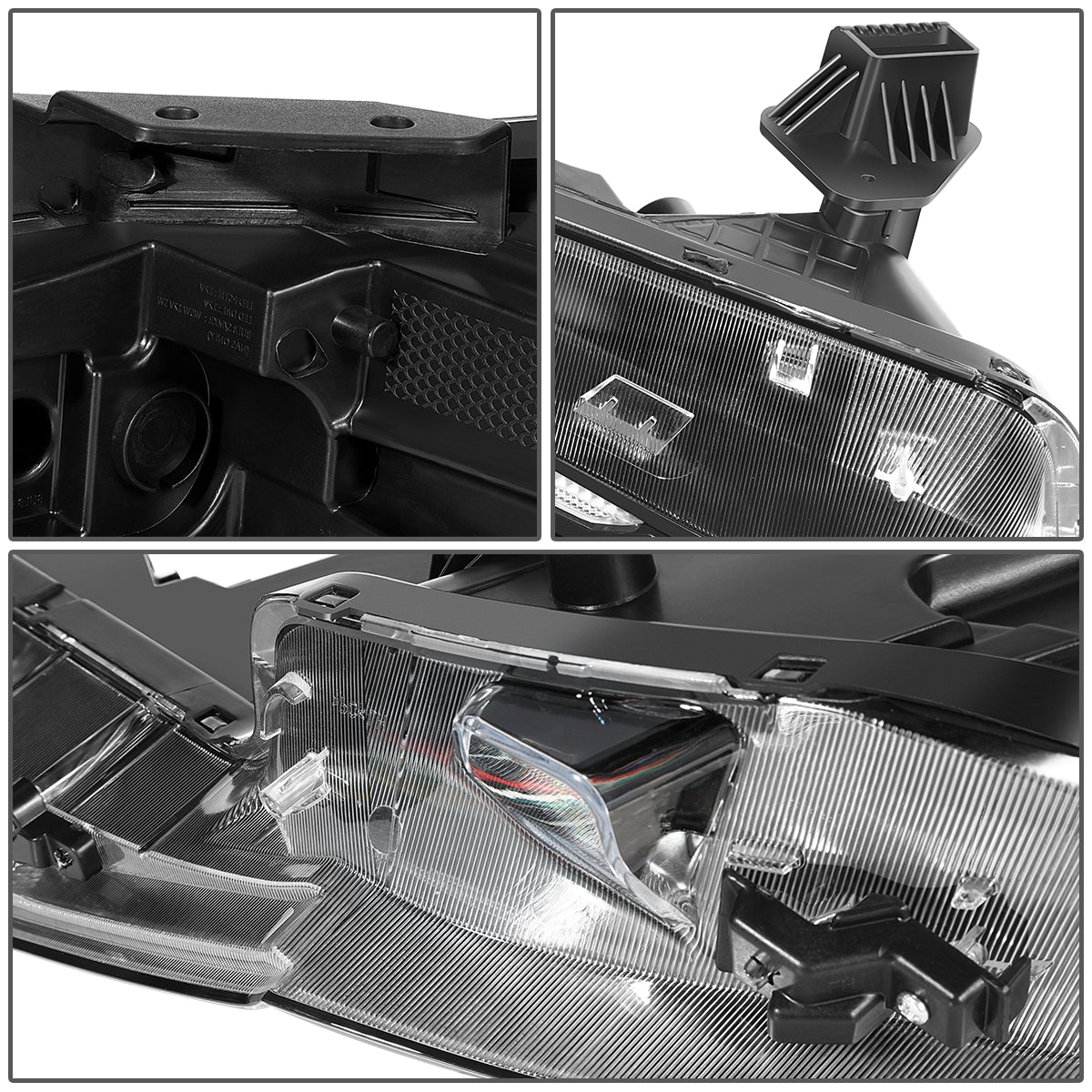 FAROS OE STYLE - 21-22 HYUNDAI ELANTRA - USES 9005 HIGH / LOW BEAM BULBS / 2357 TURN SIGNAL W/ DRL - FITS MODELS W/ FACTORY HALOGEN HEADLIGHTS ONLY - RIGHT - OE STYLE - BLACK