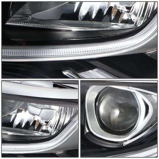 FAROS OE STYLE - 19-20 KIA OPTIMA - USES 9005 HIGH / LOW BEAM BULBS / 2825 SIDE MARKERS W/ DAYTIME RUNNING LIGHTS - FITS MODELS WITH LED DRL - LEFT - OE STYLE - BLACK