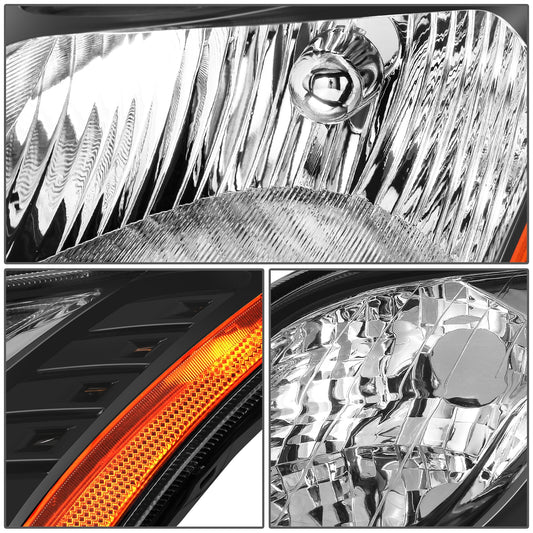 FAROS OE STYLE - LEFT SIDE - BLACK - 10-12 NISSAN SENTRA - FITS SR & 2.5L MODELS