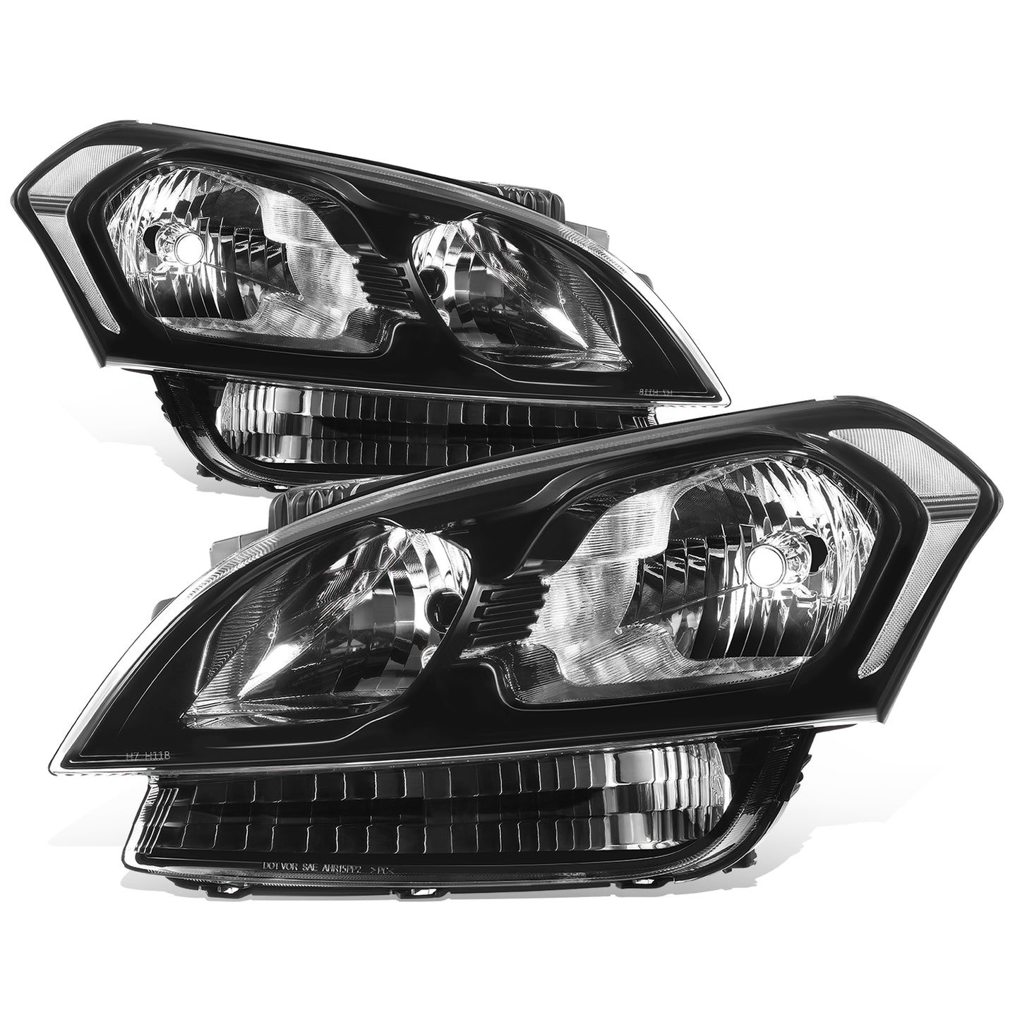 FAROS OE STYLE - 12-13 KIA SOUL - BLACK HOUSING - CLEAR REFLECTOR
