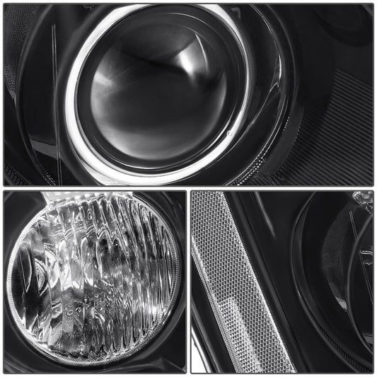 FAROS OE STYLE - 06-11 CADILLAC DTS - BLACK HOUSING - CLEAR REFLECTOR