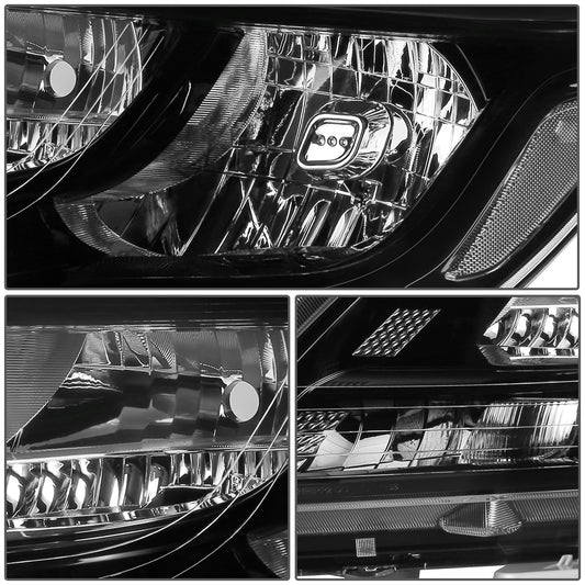 FAROS OE STYLE - 13-16 NISSAN PATHFINDER - BLACK HOUSING - CLEAR REFLECTOR