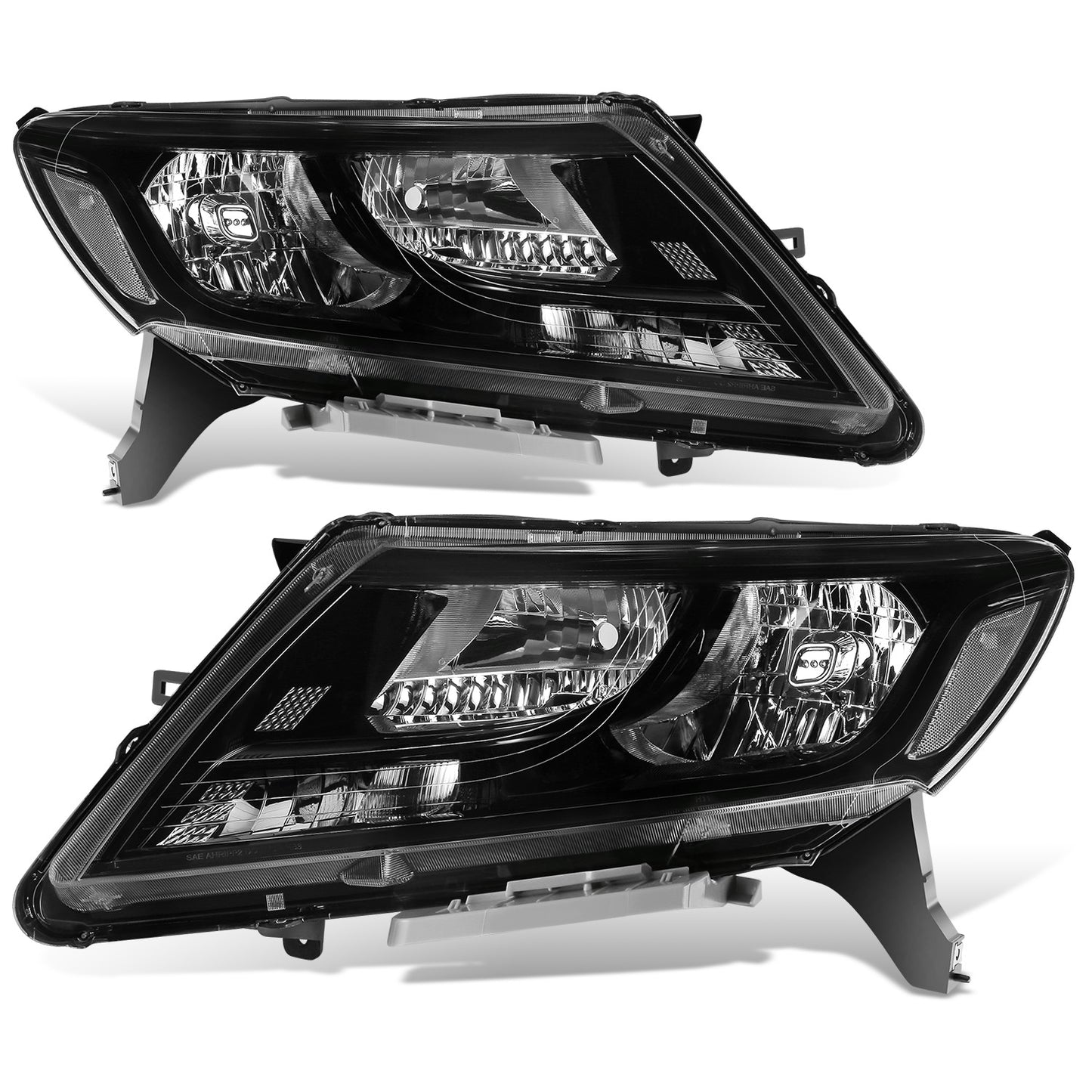 FAROS OE STYLE - 13-16 NISSAN PATHFINDER - BLACK HOUSING - CLEAR REFLECTOR