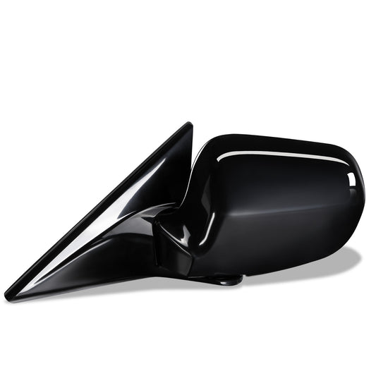 RETROVISOR MIRROR - 99-01 ACURA TL - POWERED - HEATED - LEFT - OEM - PAINTABLE - BLACK