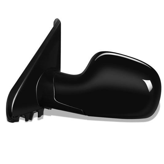 RETROVISOR MIRROR - 96-00 CHRYSLER TOWN&COUNTRY / 96-00 DODGE CARAVAN / 96-00 PLYMOUTH GRAND VOYAGER, PLYMOUTH VOYAGER - MANUAL - FOLDING - OEM - LEFT - PAINTABLE -BLACK