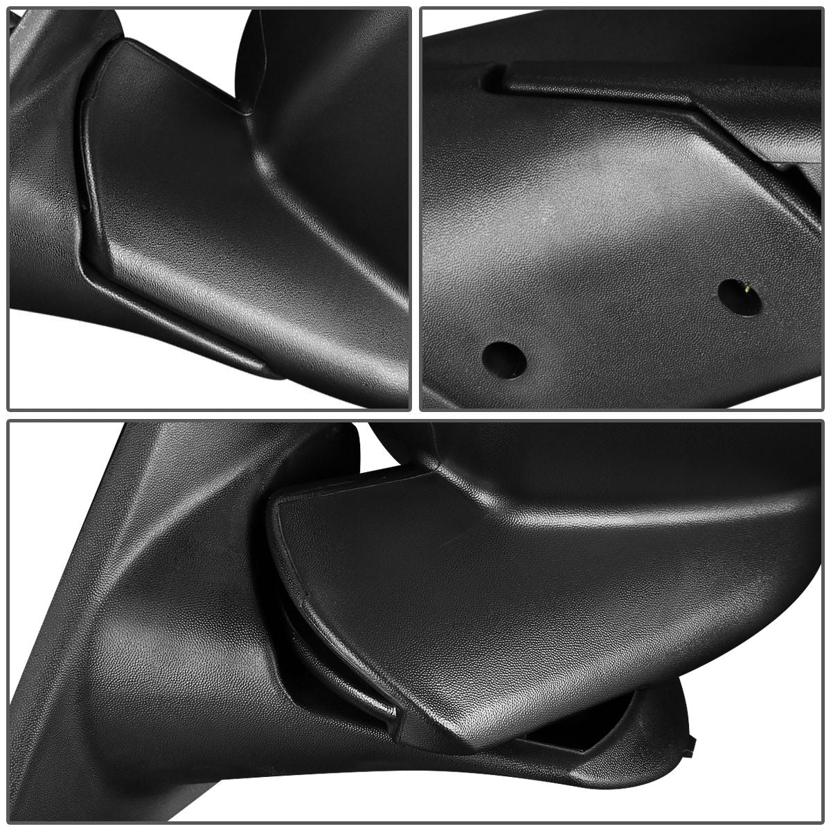 RETROVISOR MIRROR - 98-01 DODGE RAM 1500 / 98-02 DODGE RAM 2500 3500 - MANUAL - OEM - LEFT - TEXTURED/BLACK