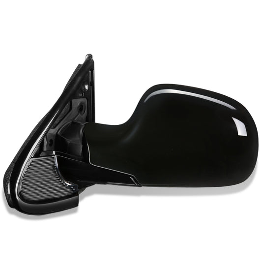 RETROVISOR MIRROR - 01-07 CHRYSLER TOWN & COUNTRY / 01-07 DODGE CARAVAN, GRAND CARAVAN - POWERED - OEM - LEFT - PAINTABLE - BLACK