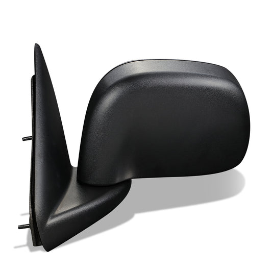 RETROVISOR MIRROR - 02-08 DODGE RAM / 03-09 DODGE RAM 2500, 3500 - POWERED - HEATED - FOLDING - OEM - LEFT - PAINTABLE - BLACK