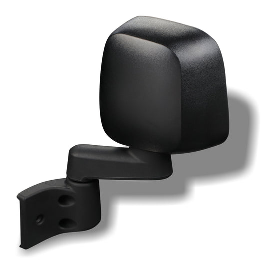 RETROVISOR MIRROR - 03-06 JEEP WRANGLER - MANUAL - HEATED - OEM - LEFT - TEXTURED/BLACK