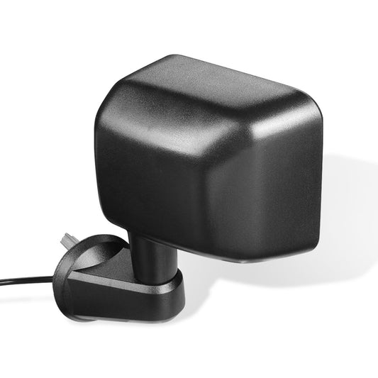 RETROVISOR MIRROR - 07-13 JEEP WRANGLER - POWERED - HEATED - OEM - LEFT - TEXTURED/BLACK