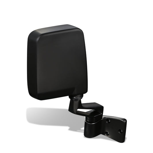 RETROVISOR MIRROR - OEM - 1987 JEEP WAGONEER / 87-93 JEEP WRANGLER - MANUAL - BLACK - RIGHT