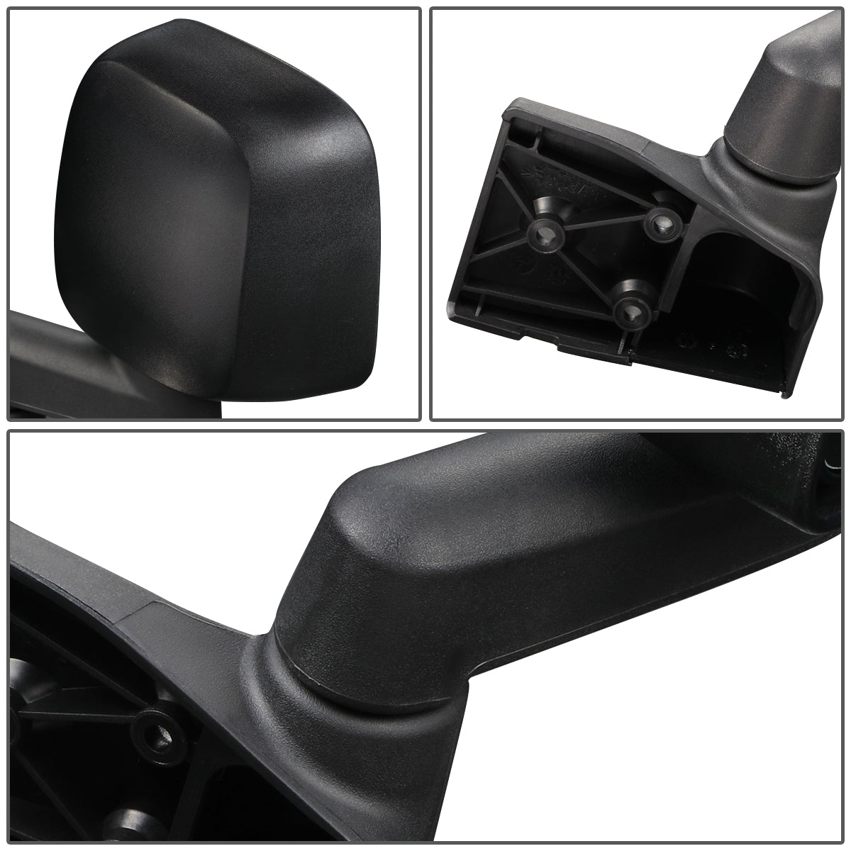 RETROVISOR MIRROR - OEM - 03-06 JEEP WRANGLER - MANUAL - BLACK - LEFT