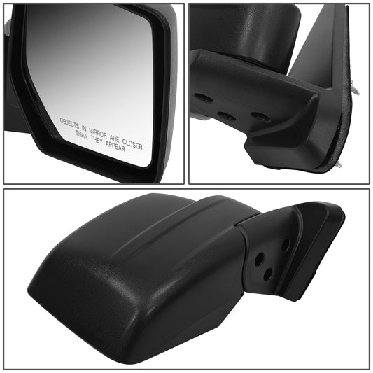 RETROVISOR MIRROR - OEM - 07-17 JEEP PATRIOT - MANUAL - TEXTURED - BLACK - RIGHT