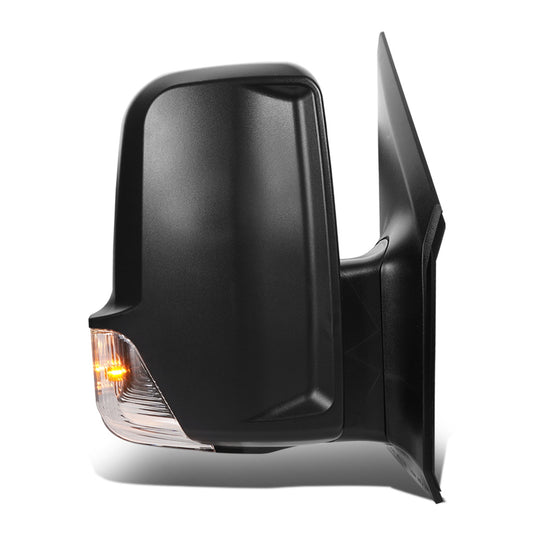 RETROVISOR MIRROR - OEM - 07-09 DODGE SPRINTER - MANUAL - W/ SIGNAL - FOLDING - W/ DUAL BLIND GLASS - BLACK - RIGHT