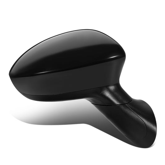 RETROVISOR MIRROR - OEM - 13-15 FIAT 500 - POWERED - HEATED - W/ TEMP SENSOR - FOLDING - BLACK MATERIAL - RIGHT