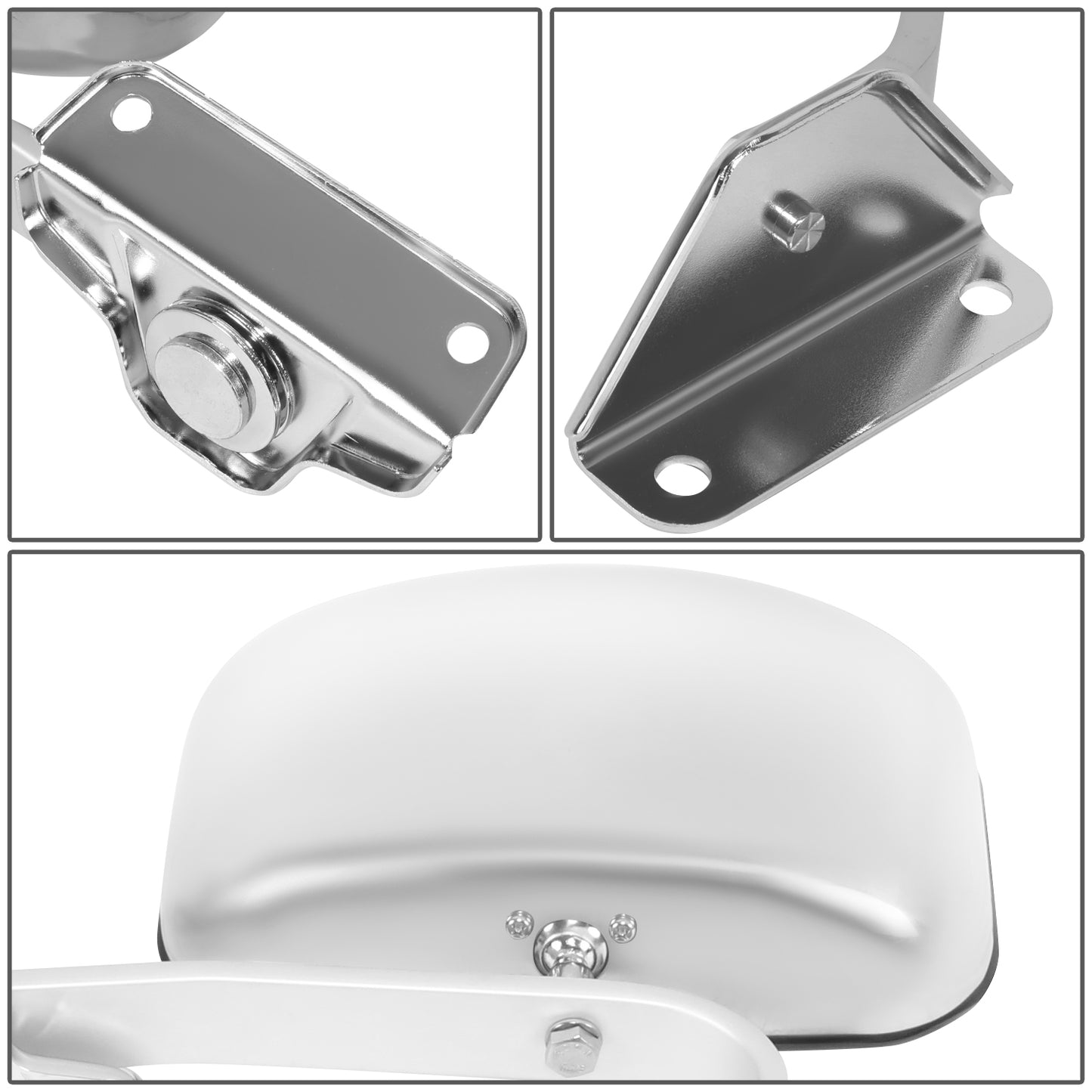 RETROVISOR MIRROR - OE STYLE - FORD F-150 1980-1986 - DRIVER LEFT SIDE - CHROME