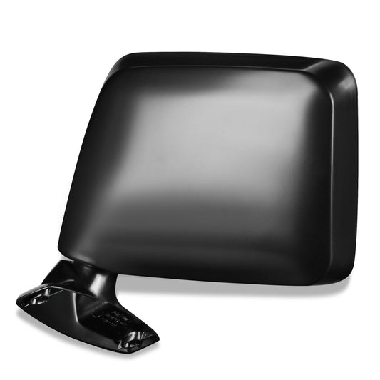 RETROVISOR MIRROR - OEM - 84-90 FORD BRONCO II / 83-92 FORD RANGER - MANUAL - PAINTABLE - BLACK - LEFT