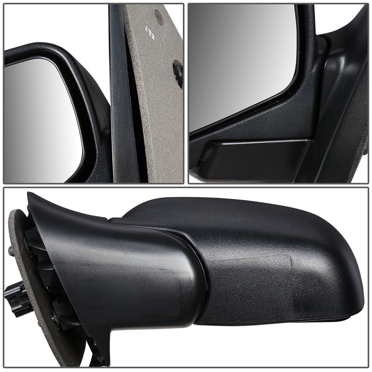 RETROVISOR MIRROR - OEM - 02-05 FORD EXPLORER / 02-05 MERCURY MOUNTAINEER - POWERED - TEXTURED - BLACK - LEFT
