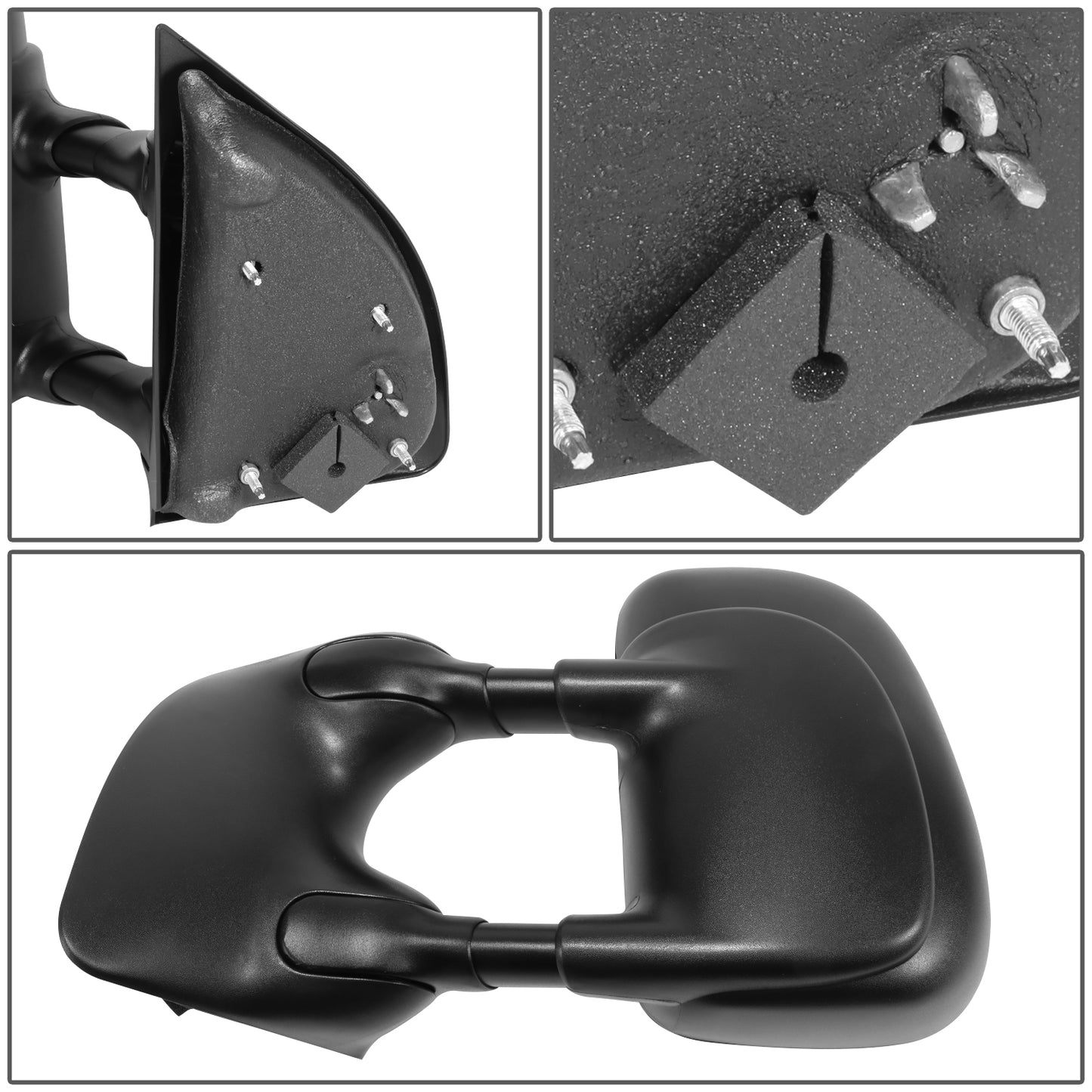 RETROVISOR MIRROR - OE STYLE - FORD EXCURSION 00-05 - FORD F-250 SUPER DUTY 99-07 - FORD F-350 SUPER DUTY 99-07 - FORD F-450 SUPER DUTY 99-03 - FORD F-550 SUPER DUTY 99-03 - DRIVER SIDE - PAINT TO MATCH - BLACK