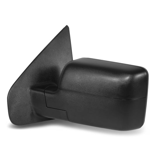 RETROVISOR MIRROR - OE STYLE - FORD F-150 2004-2006 - WITH POWER WITH HEATED WITH SIGNAL TEXTURED COVER - DRIVER LEFT SIDE - BLACK