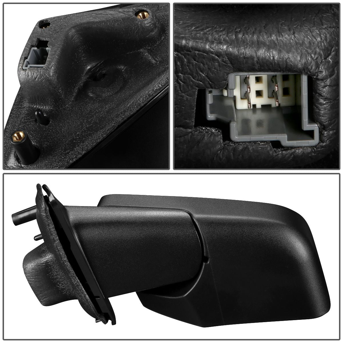 RETROVISOR MIRROR - OEM - 08-12 FORD ESCAPE / 08-11 MERCURY MARINER - POWERED - HEATED - TEXTURED - BLACK - LEFT