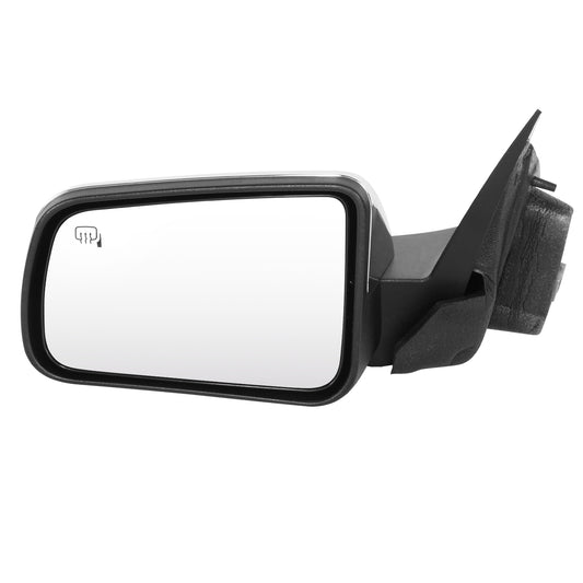 RETROVISOR MIRROR - OE STYLE - FORD FOCUS 08-11 - WITH POWER WITH HEATED CHROME COVER - DRIVER SIDE - SMOOTH - BLACK / CHROME