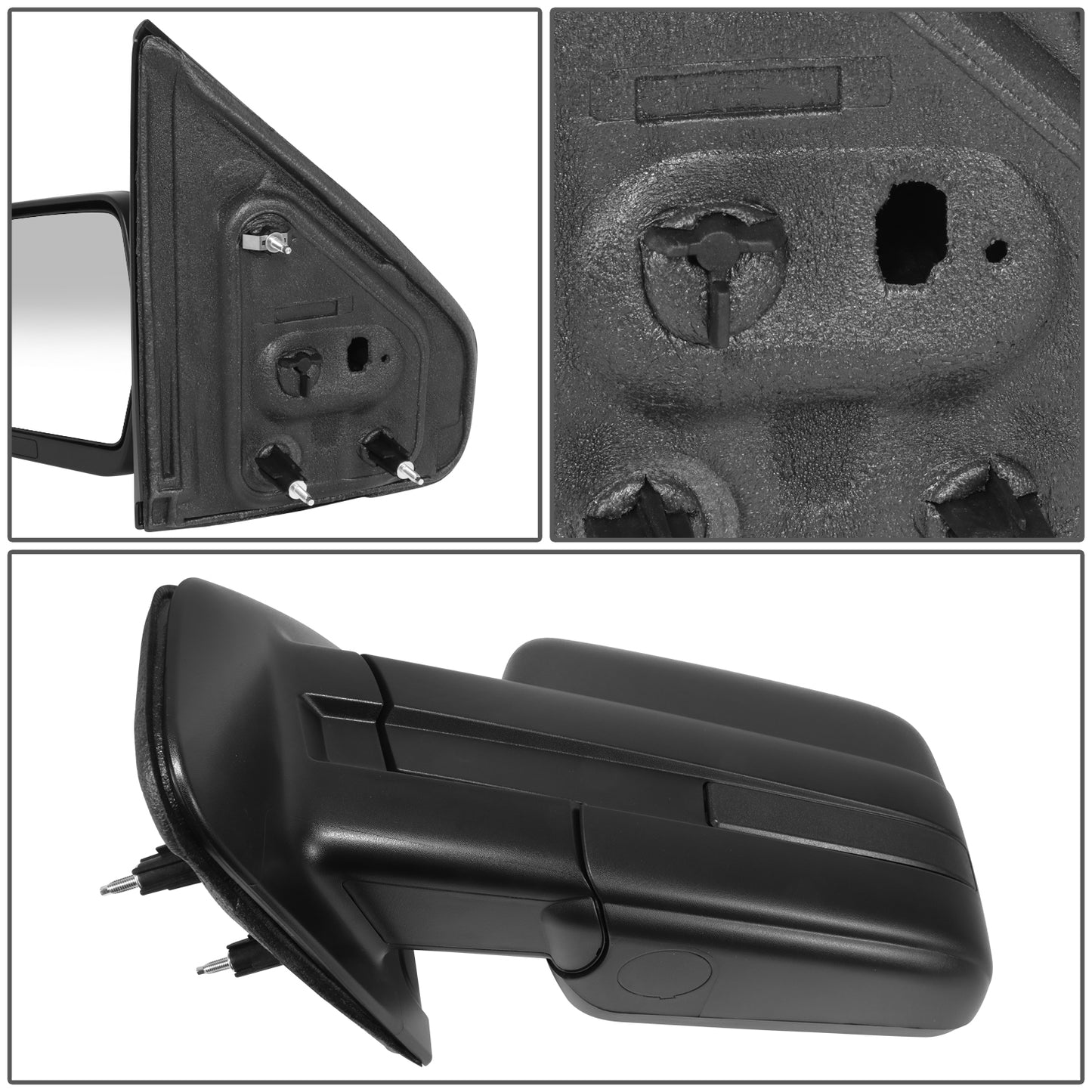 RETROVISOR MIRROR - OE STYLE - FORD F-150 09-10 - DRIVER SIDE - PAINT TO MATCH - BLACK