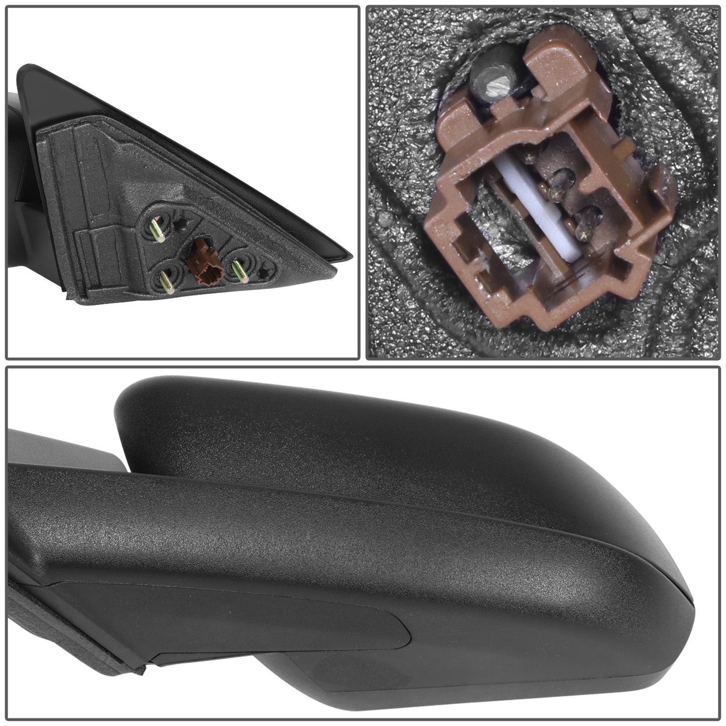 RETROVISOR MIRROR - OE STYLE - FORD MUSTANG 2010 - WITH POWER - FOR GT - DRIVER LEFT SIDE - BLACK