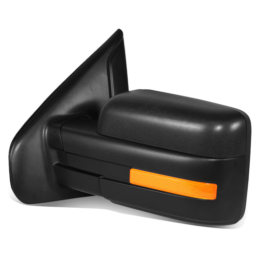 RETROVISOR MIRROR - OE STYLE - FORD F-150 11-14 - WITH POWER WITH HEATED WITH SIGNAL WITH BLIND SPOT MIRROR - DRIVER SIDE - PAINT TO MATCH - BLACK