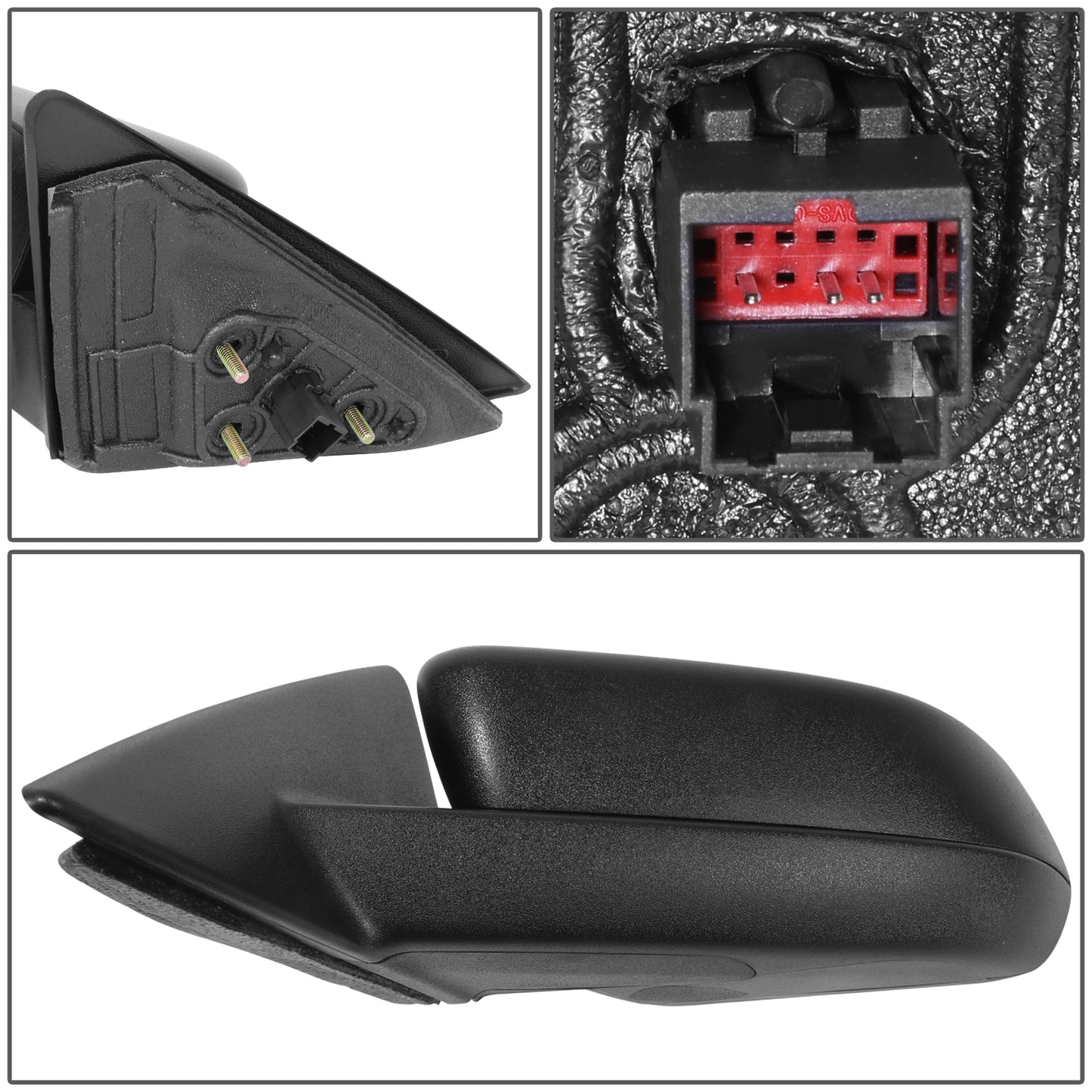 RETROVISOR MIRROR - OE STYLE - FORD MUSTANG 13-14 - WITH POWER WITH BLIND SPOT MIRROR - DRIVER SIDE - PAINT TO MATCH - BLACK