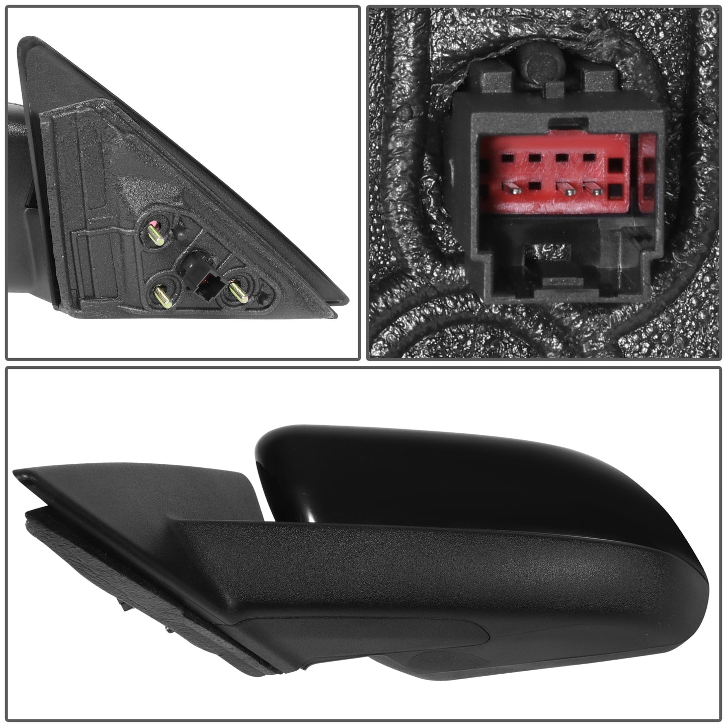 RETROVISOR MIRROR - OE STYLE - FORD MUSTANG 13-14 - WITH POWER - DRIVER SIDE - PAINT TO MATCH - BLACK