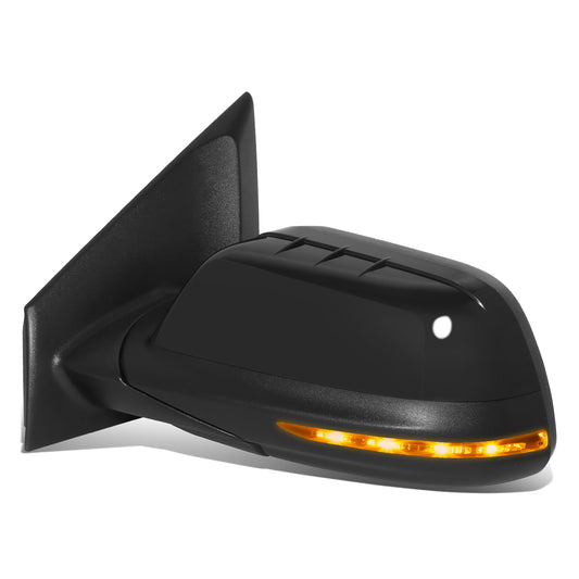 RETROVISOR MIRROR - OE STYLE - FORD EDGE 12-14 - WITH POWER WITH HEATED WITH BLIND SPOT WITH TURN SIGNAL - DRIVER SIDE - PAINT TO MATCH - BLACK