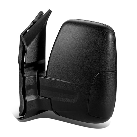 RETROVISOR MIRROR - OEM - 15-19 FORD TRANSIT 150, 250, 350 - MANUAL - FOLDING - TEXTURED - BLACK - LEFT