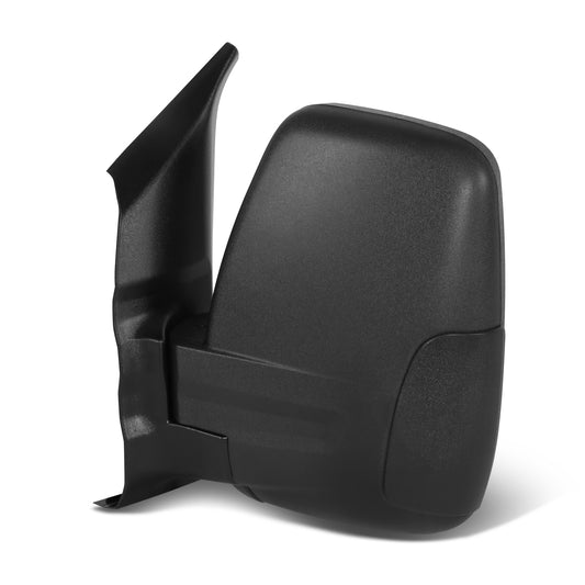 RETROVISOR MIRROR - OE STYLE - FORD TRANSIT 150 18-19 - FORD TRANSIT 250 18-19 - FORD TRANSIT 350 18-19 - WITH POWER SHORT ARM LOW ROOF - DRIVER SIDE - PAINT TO MATCH - BLACK
