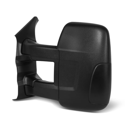 RETROVISOR MIRROR - OE STYLE - FORD TRANSIT 150 2015-2019 - FORD TRANSIT 250 2015-2019 - FORD TRANSIT 350 2015-2019 - WITH POWER LONG ARM LOW ROOF - DRIVER LEFT SIDE - BLACK