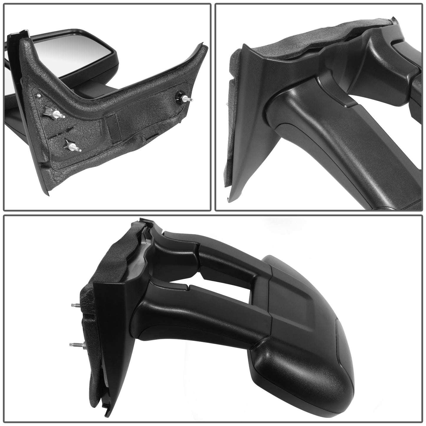 RETROVISOR MIRROR - OE STYLE - FORD TRANSIT 150 2015-2019 - FORD TRANSIT 250 2015-2019 - FORD TRANSIT 350 2015-2019 - WITH HIGH ROOF LONG ARM - DRIVER LEFT SIDE - BLACK