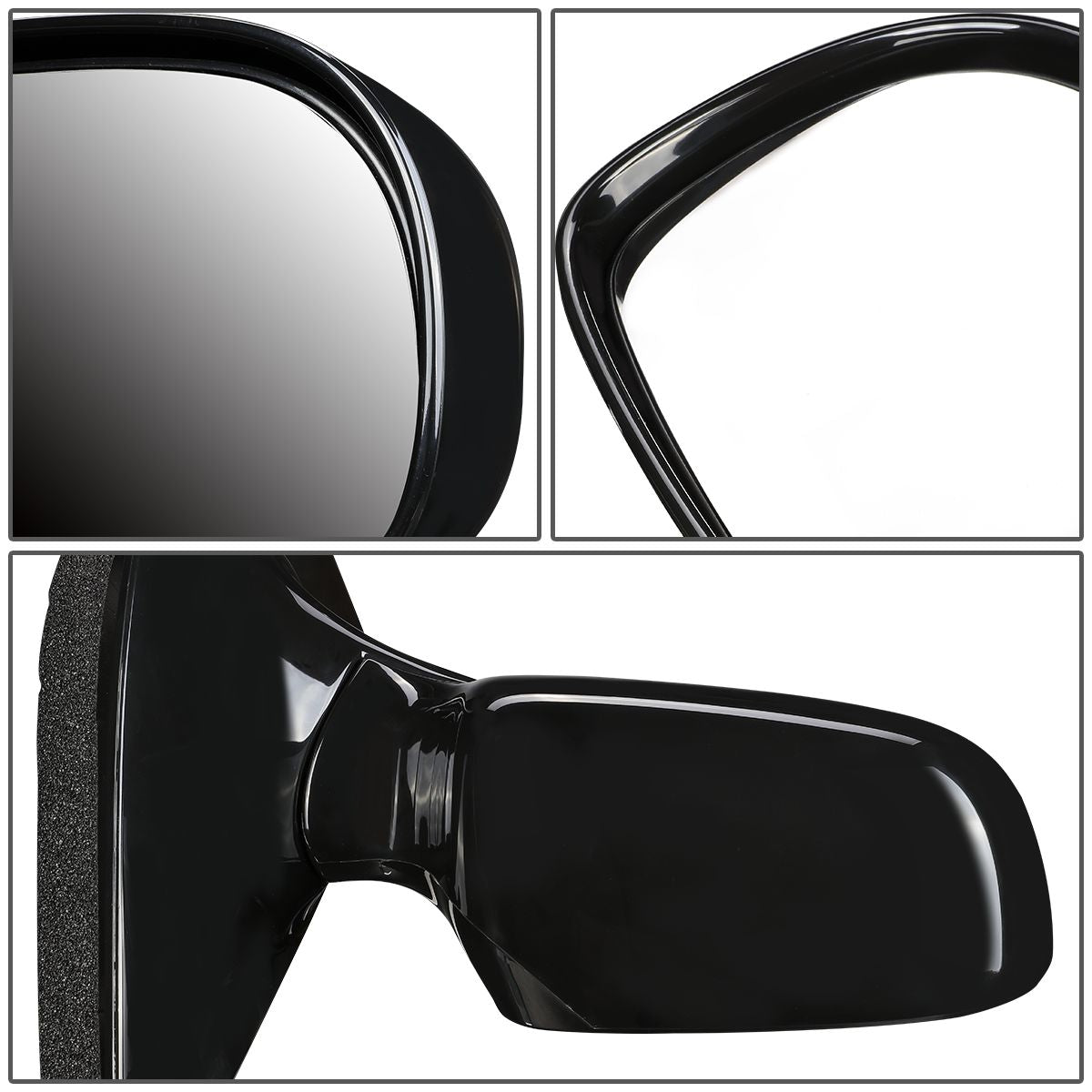 RETROVISOR MIRROR - OEM - 01-02 FORD WINDSTAR - POWERED - HEATED - PAINTABLE - BLACK - RIGHT