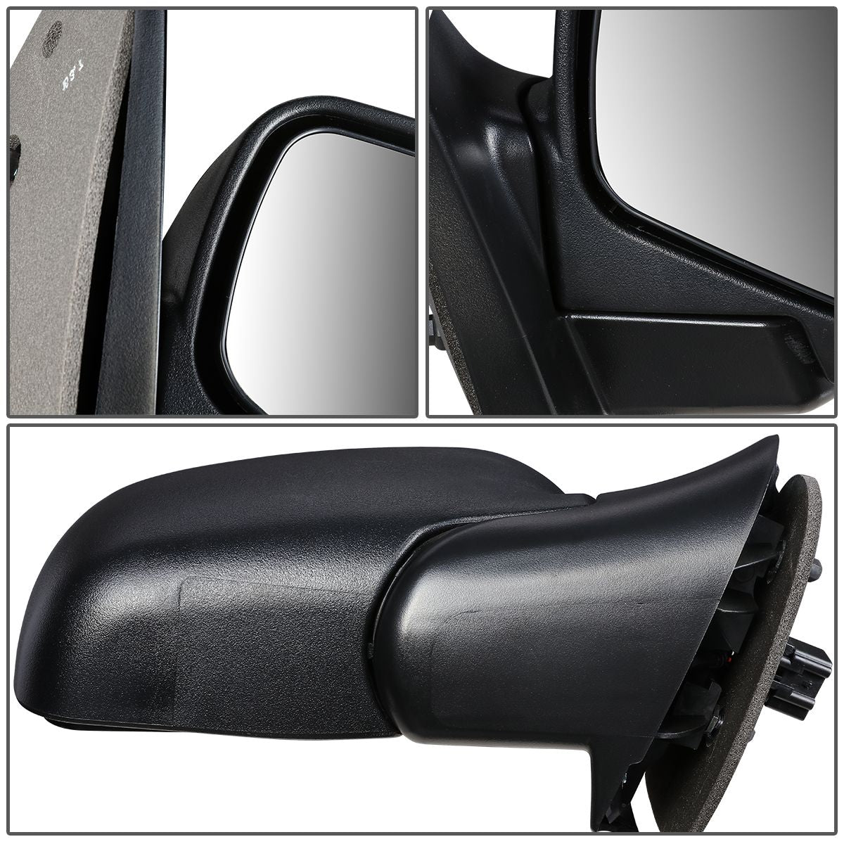 RETROVISOR MIRROR - OEM - 02-05 FORD EXPLORER / 02-05 MERCURY MOUNTAINEER - POWERED - TEXTURED - BLACK - RIGHT