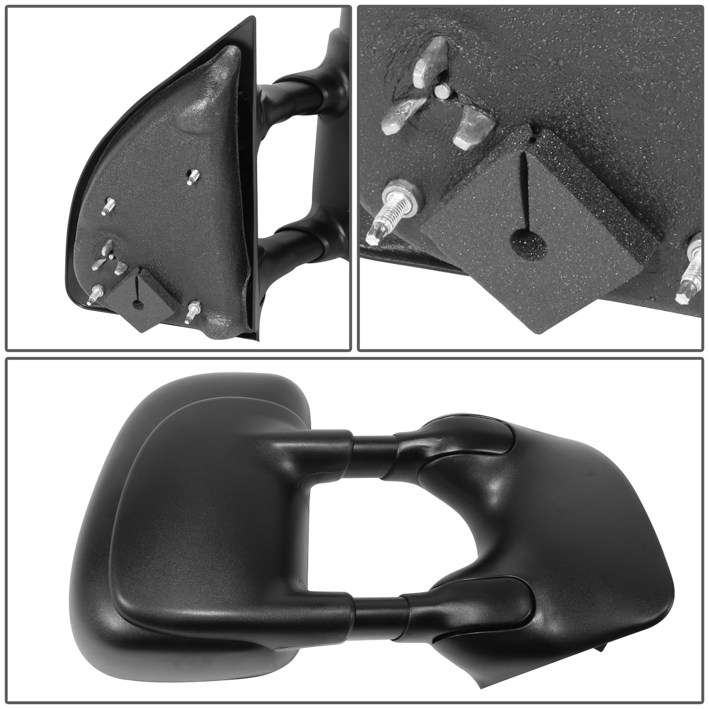 RETROVISOR MIRROR - OE STYLE - FORD EXCURSION 00-05 - FORD F-250 SUPER DUTY 99-07 - FORD F-350 SUPER DUTY 99-07 - FORD F-450 SUPER DUTY 99-03 - FORD F-550 SUPER DUTY 99-03 - PASSENGER SIDE - PAINT TO MATCH - BLACK