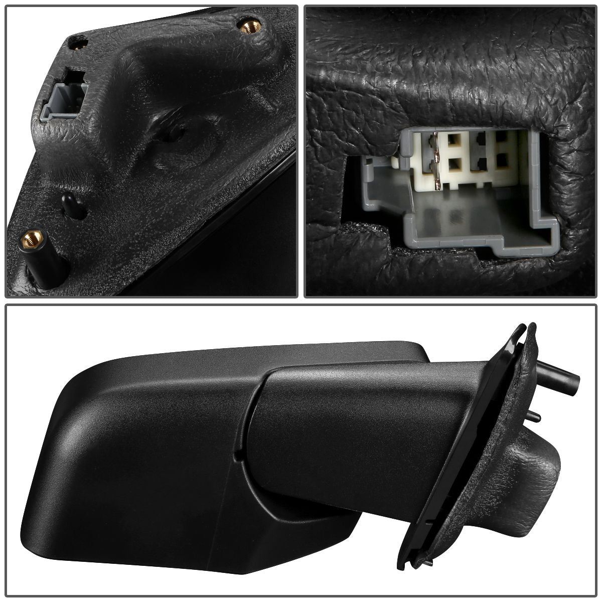 RETROVISOR MIRROR - OEM - 08-12 FORD ESCAPE / 08-11 MERCURY MARINER - POWERED - TEXTURED - BLACK - RIGHT