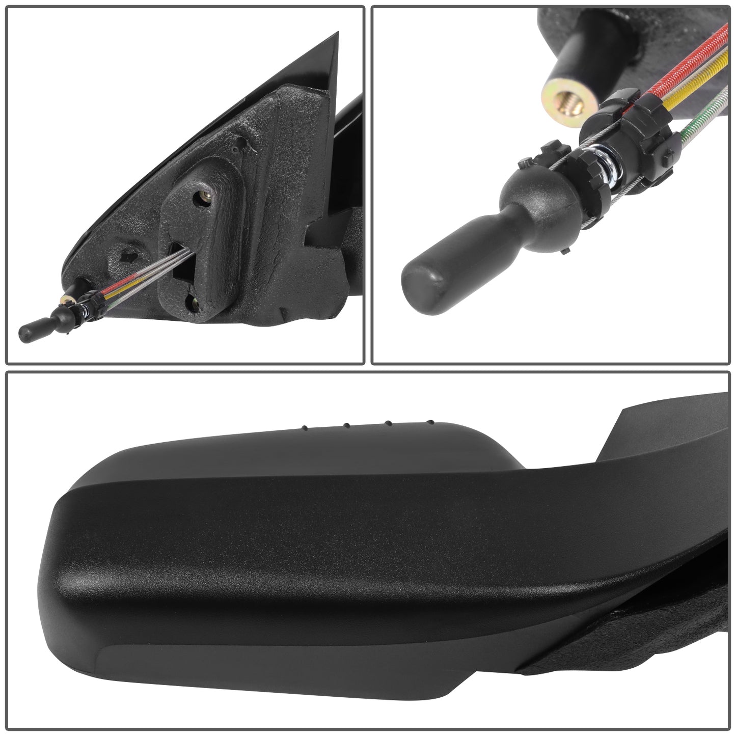 RETROVISOR MIRROR - OE STYLE - FORD FOCUS 08-11 - PASSENGER SIDE - PAINT TO MATCH - BLACK