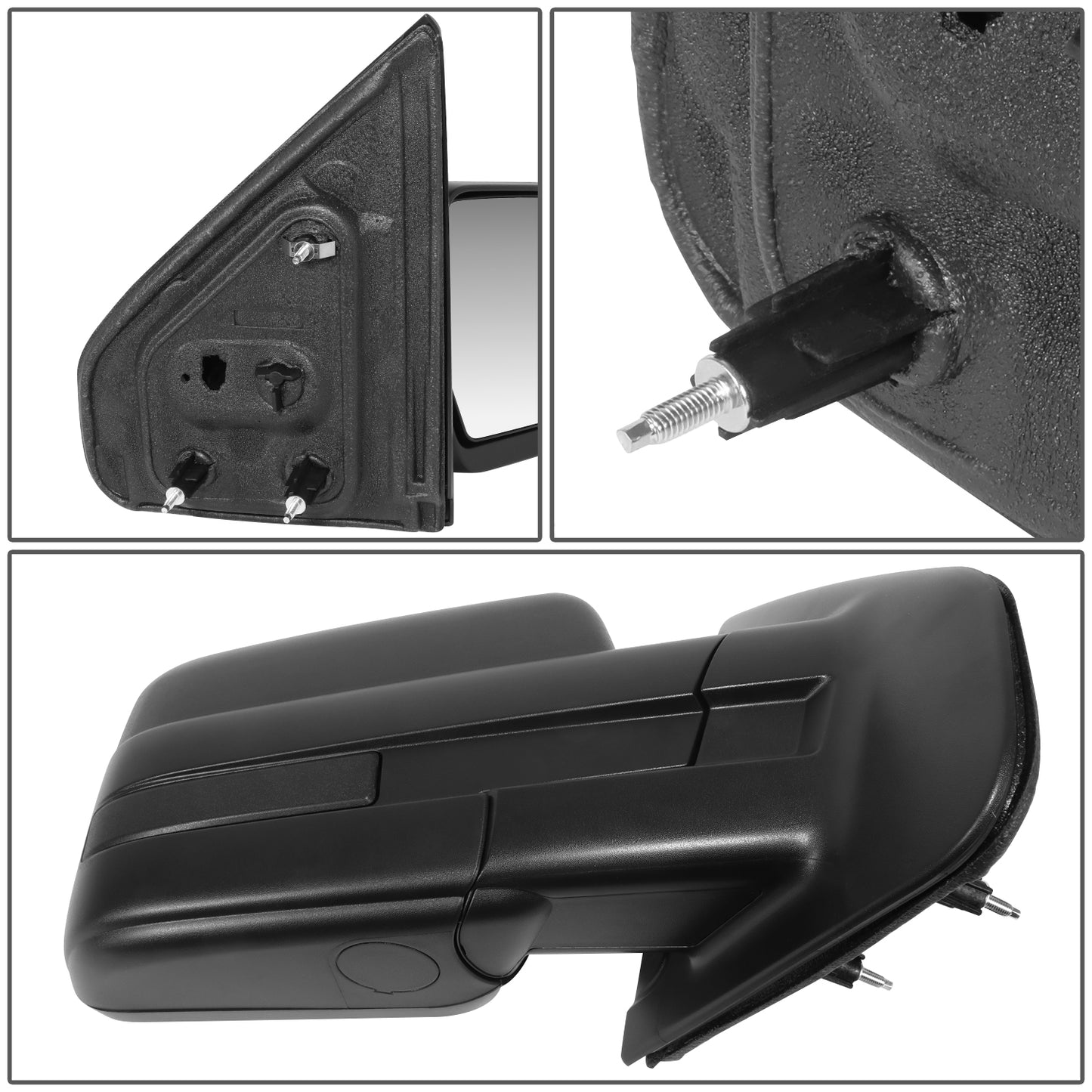 RETROVISOR MIRROR - OE STYLE - FORD F-150 11-14 - DRIVER SIDE - PAINT TO MATCH - BLACK