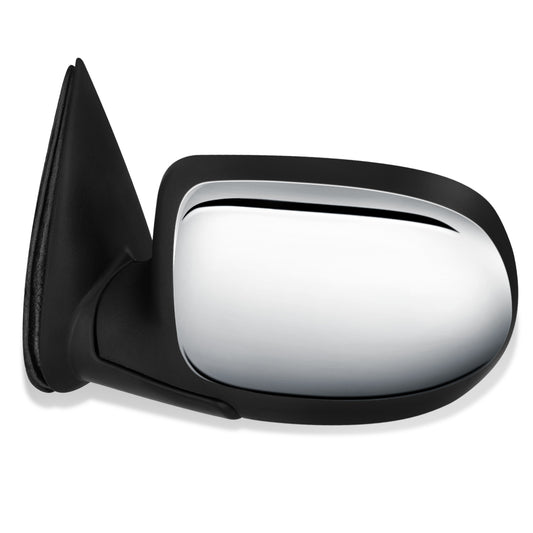 RETROVISOR MIRROR - OEM - 99-02 CHEVY SILVERADO 1500, 2500, 3500 / 99-02 GMC SIERRA 1500, 2500, 3500 - POWERED - BLACK - LEFT