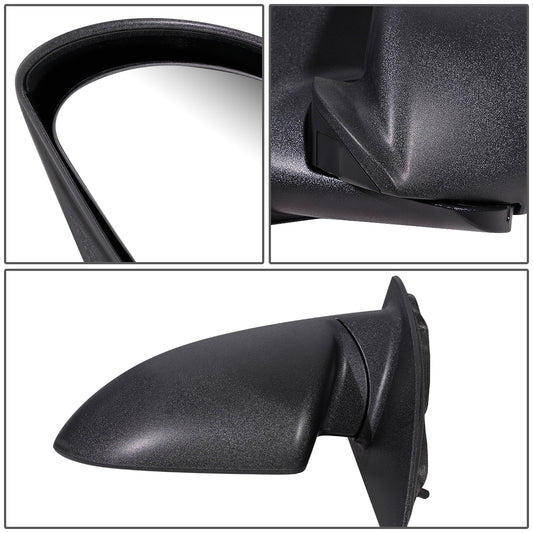 RETROVISOR MIRROR - OEM - 05-09 CHEVROLET EQUINOX / 02-07 SATURN VUE - POWERED - FOLDING - BLACK - LEFT