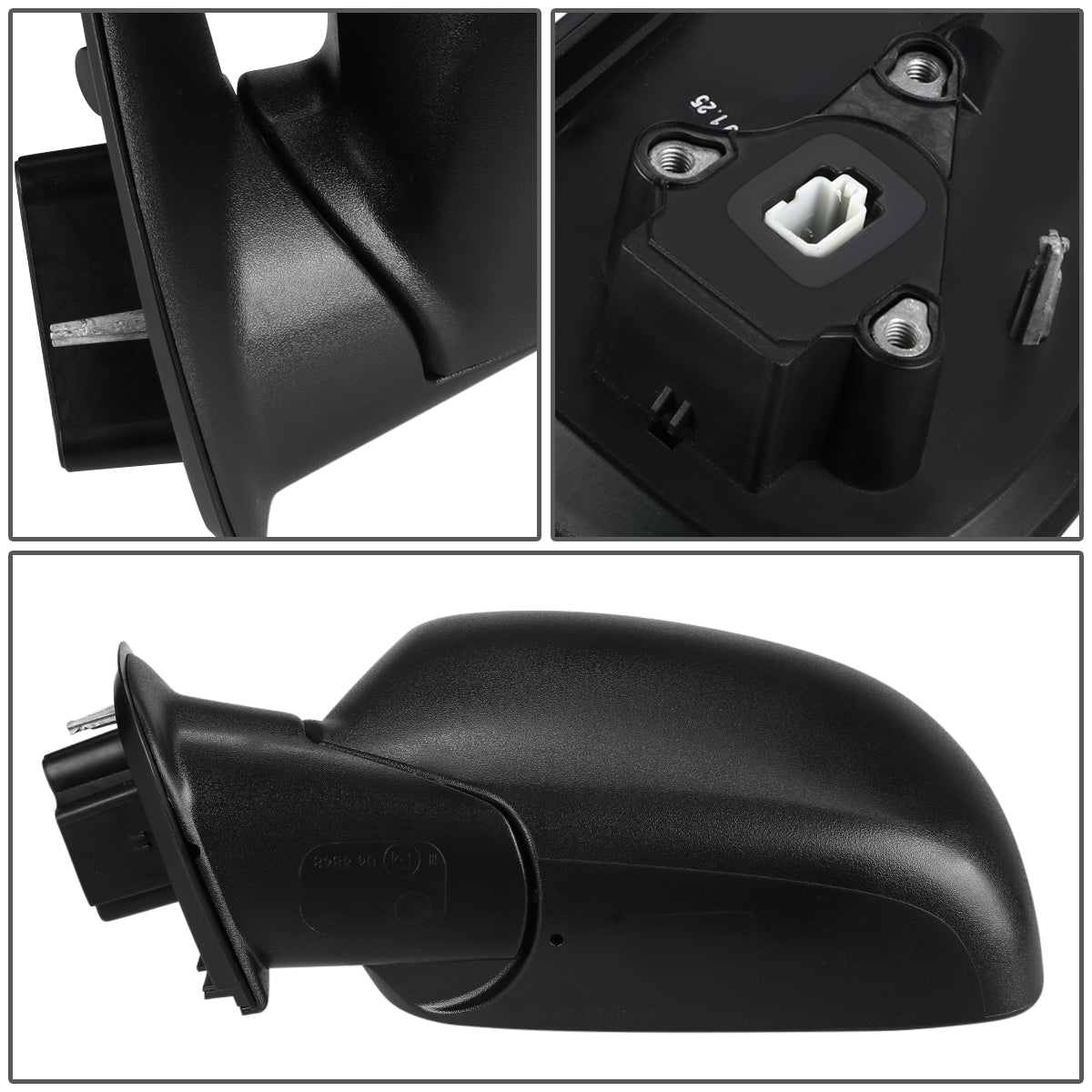 RETROVISOR MIRROR - OEM - 04-12 CHEVY COLORADO / 04-12 GMC CANYON - POWERED - TEXTURED - BLACK - LEFT